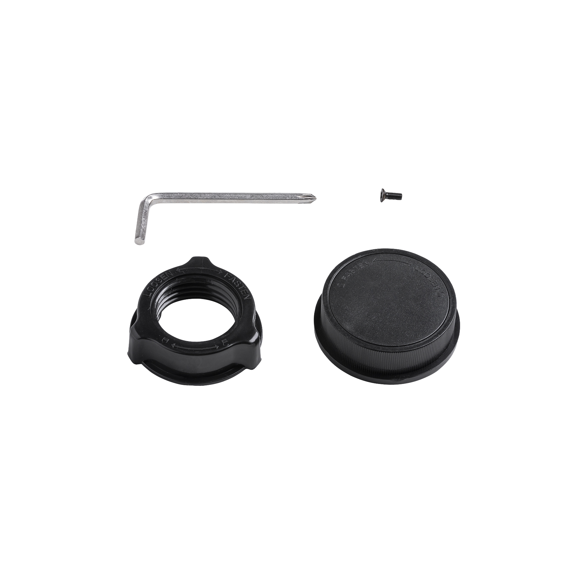 Whisper Flex (Smart) (Ultimate) Locking screws Black