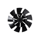 Whisper (Flex) (Smart/Ultimate) Fan Blades Black