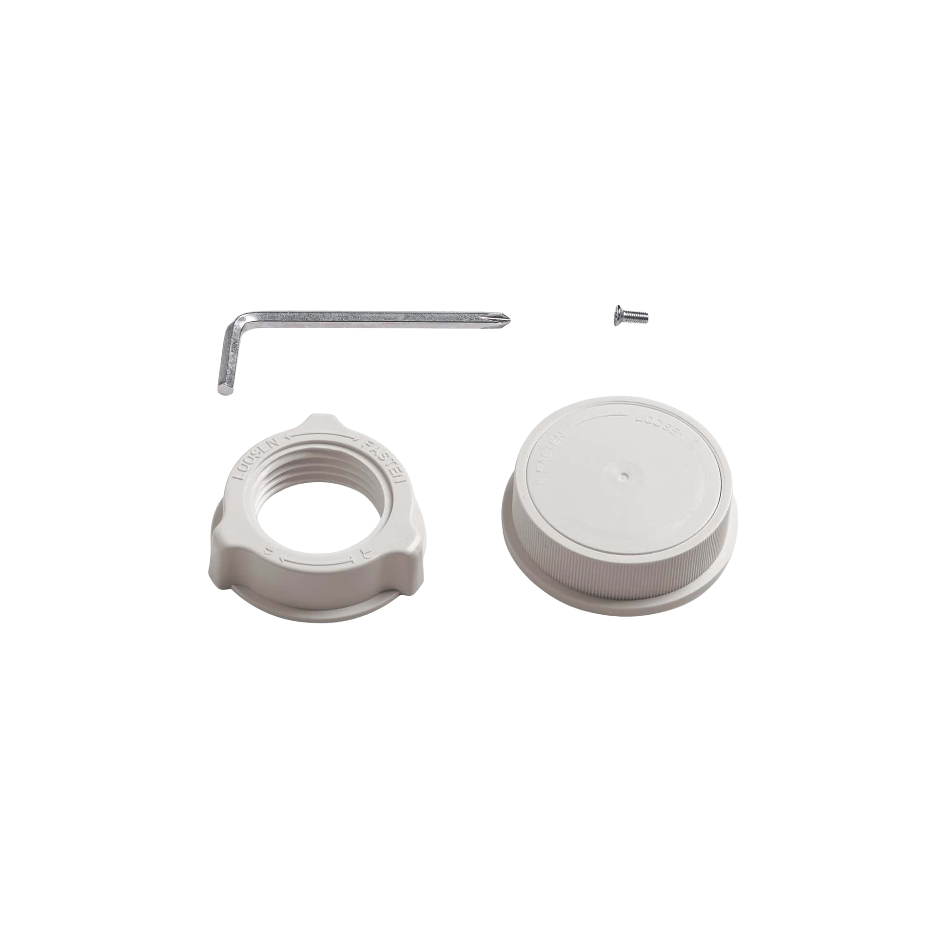 Ventilatorbehuizing Ring + Bladschroef Whisper Flex Greige