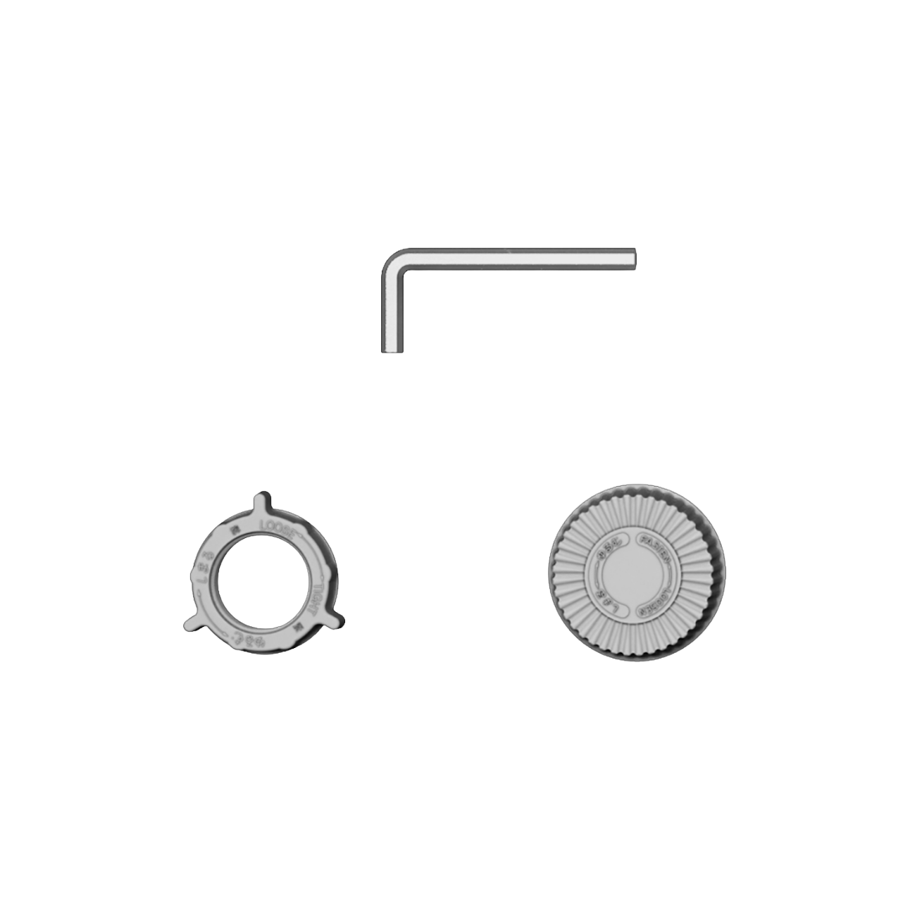 Whisper Essence Mounting Screw set (3 pcs) Gray