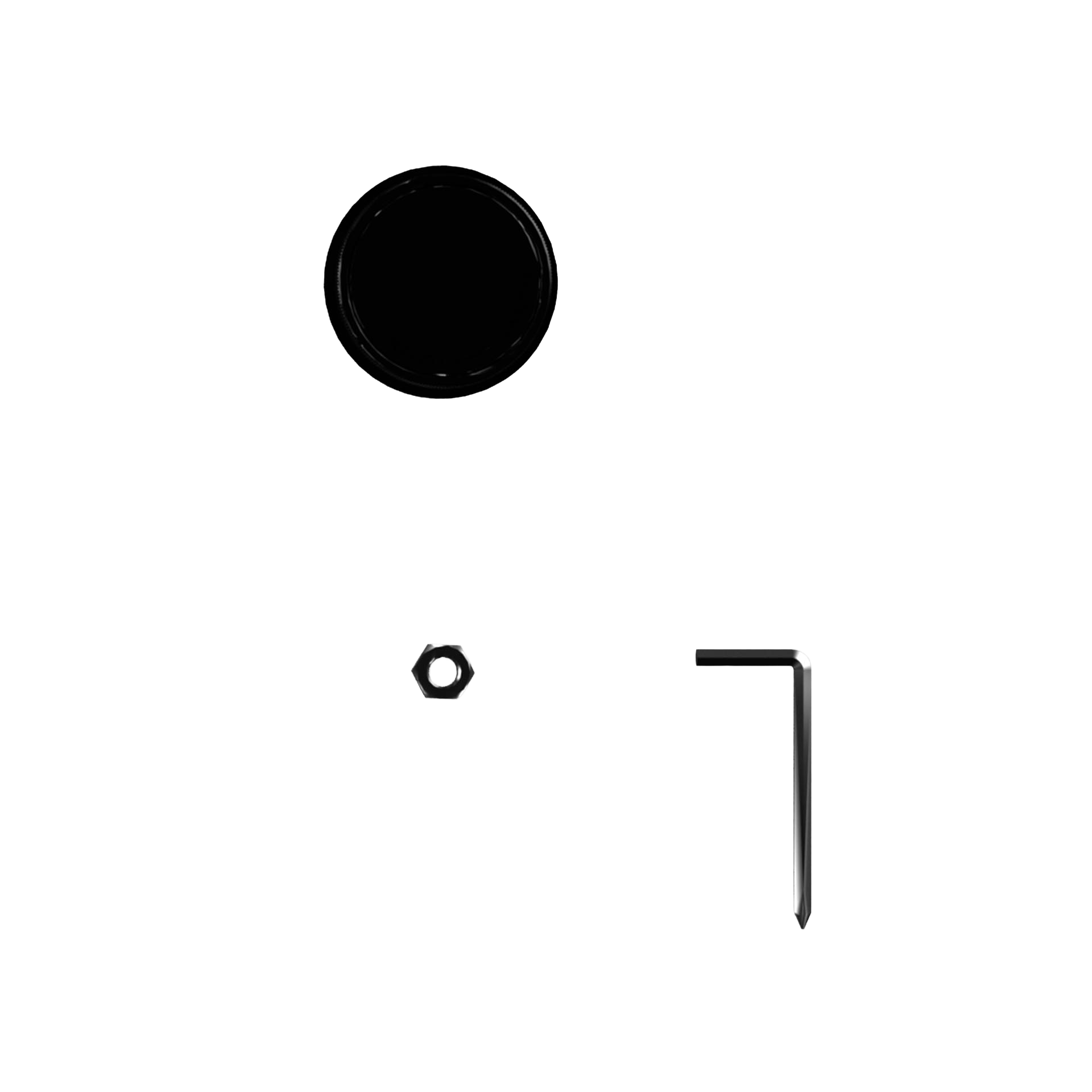 Fan Housing Ring + Blade Screw Whisper Flex 2 (Smart) Black