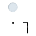 Fan Housing Ring + Blade Screw Whisper Flex 2 Smart Ice Blue