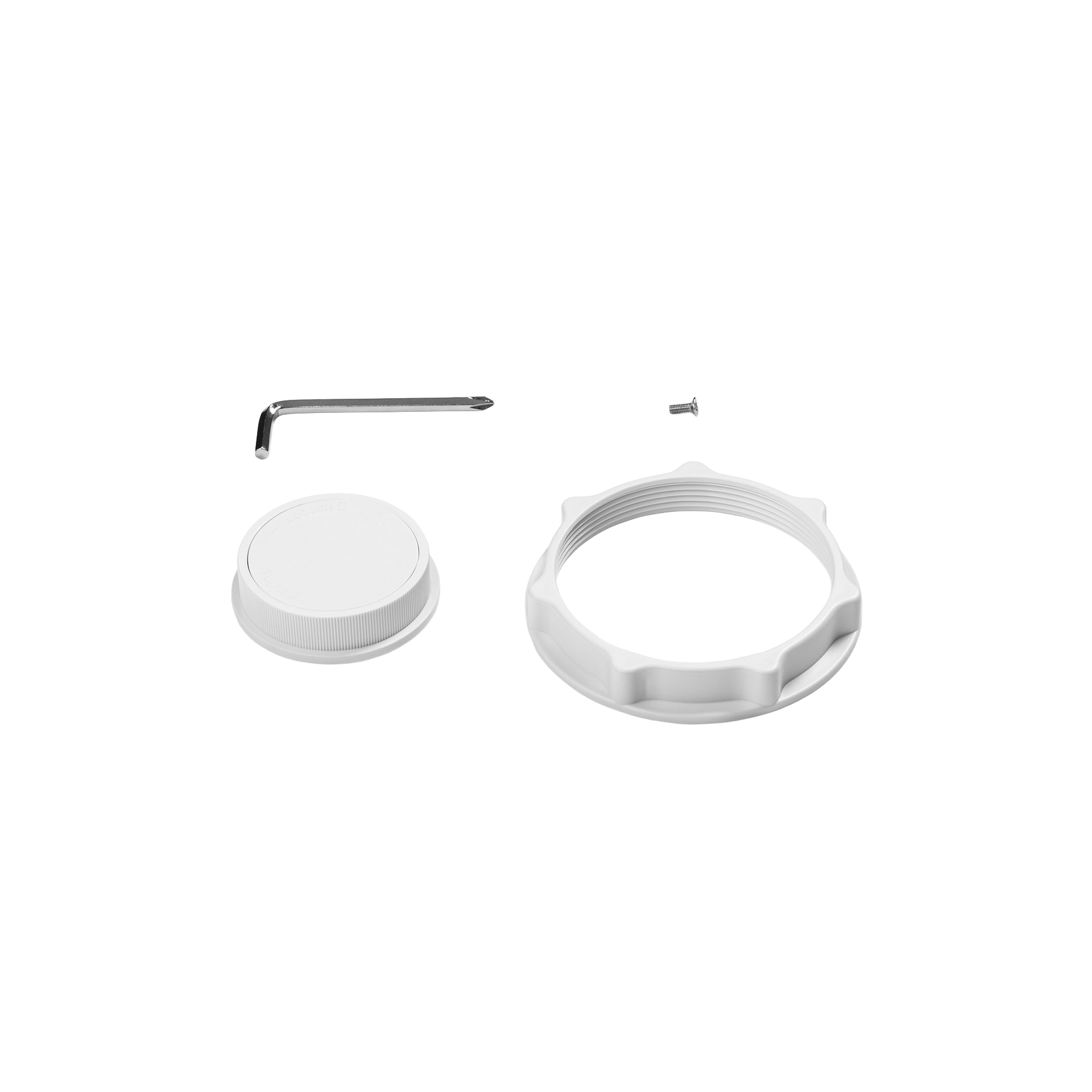 Fan Housing Ring + Blade Screw Whisper Flex Ultimate White